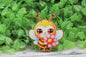 Cute Bee with Flower Badge Reel
