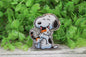 Cat & White Dog Badge Reel