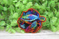 Colorful Tropical Turtle Badge Reel