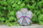 Pink and Blue Baby Feet NICU Bow Stethoscope Badge Reel