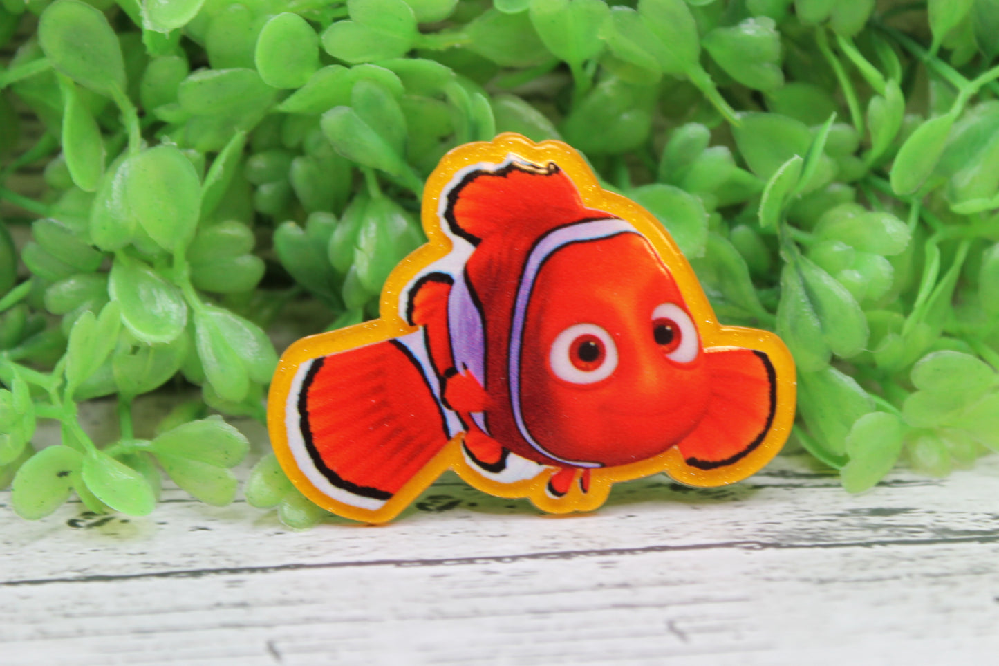 Orange Clown Fish Badge Reel