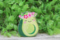 Floral Crown Avocado Badge Reel