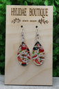 Sushi Teardrop Dangle Earrings