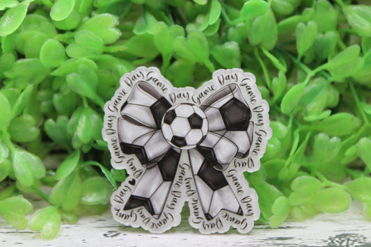 Soccer Bow Badge Reel