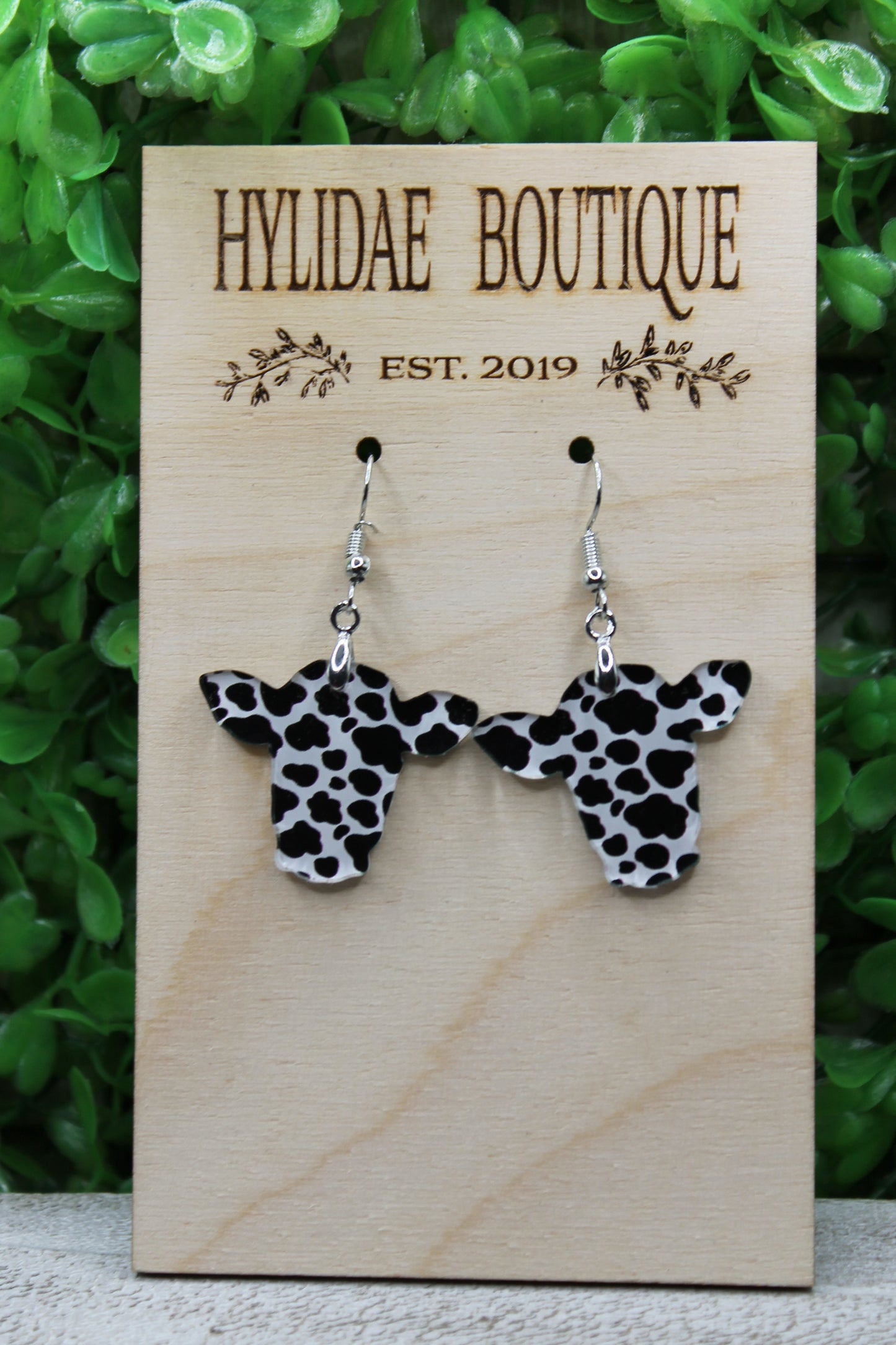 Cow Dangle Earrings