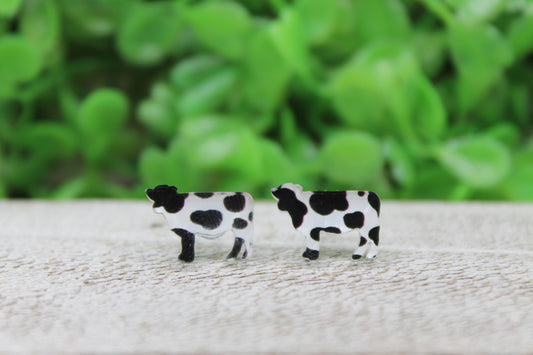 Cow - Standing Stud Earrings