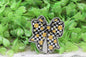 Softball Bow Badge Reel