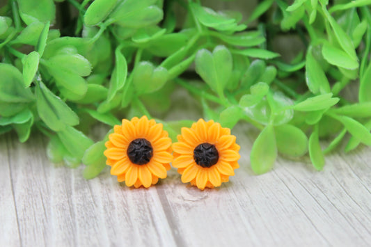 Sunflowers Stud Earrings