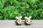 Bumble Bee Google Eye Stud Earrings