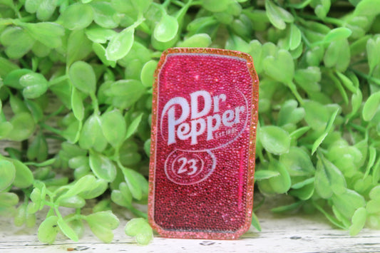 Dr Pepper Dew Drop Can Badge Reel