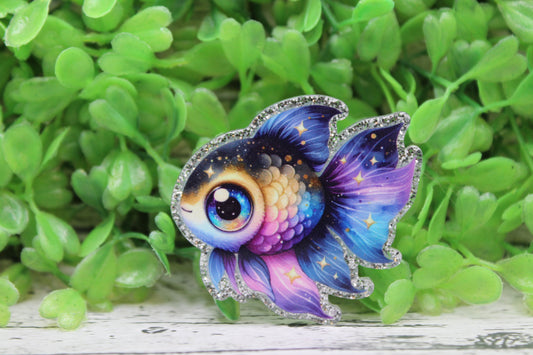 Fancy Goldfish Badge Reel