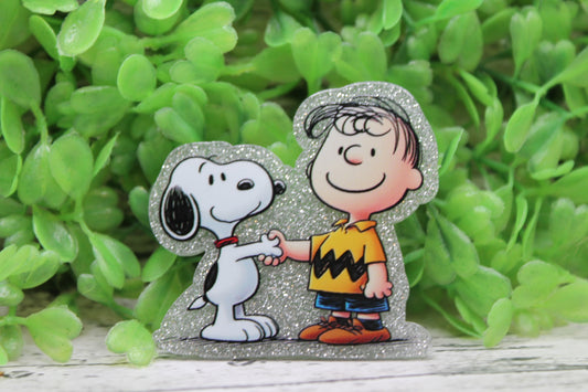 White Dog & CB Badge Reel