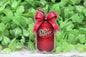 Dr Pepper Can with Bow and Straw Badge Reel