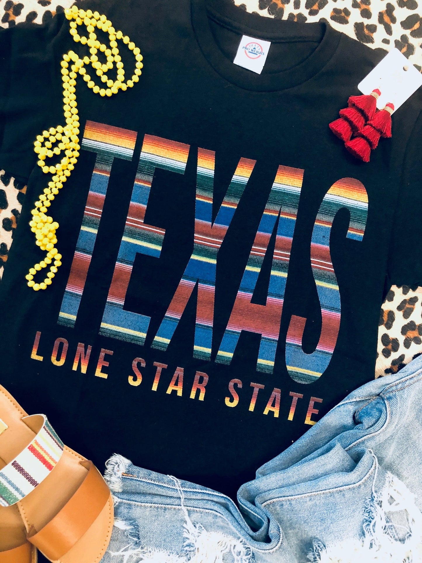 Serape Texas Tee-Ships in 3-7 Business Days