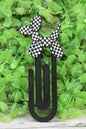 Checkered Balloon Dog Bookmark or Jumbo Paperclip
