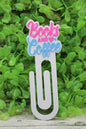 Books and Coffee White Bookmark