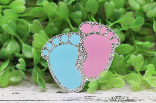 Baby Feet Badge Reel