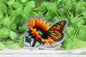 Sunflower and Butterfly Badge Reel