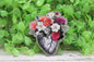 Floral Heart Badge Reel