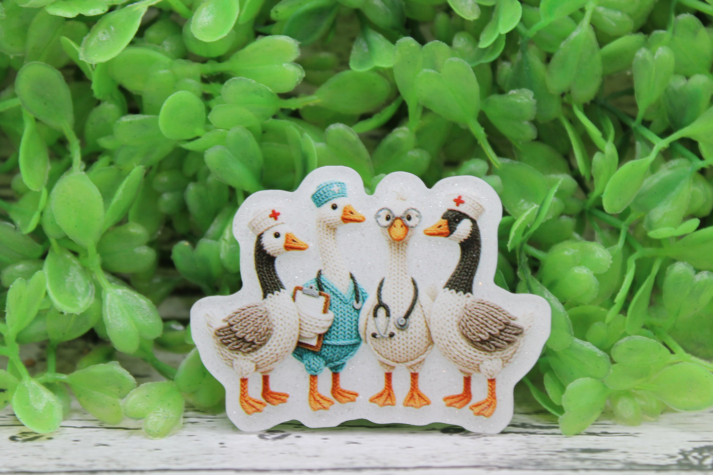 Doctor & Nurses Geese Badge Reel