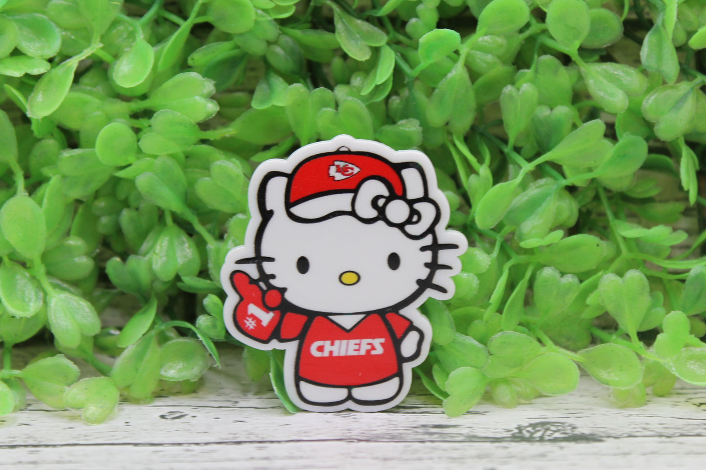 KC Chiefs Cat Badge Reel