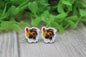 Rooster Stud Earrings