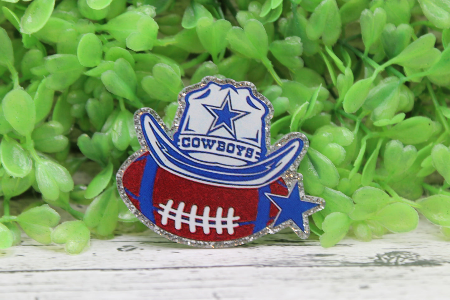 Dallas Cowboys Football with Hat Badge Reel