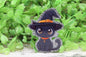 Black Cat with Witch Hat Badge Reel