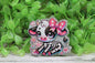 Skelly Cow with Pink Bow Badge Reel