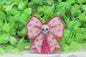 Skull Pink Bow Badge Reel