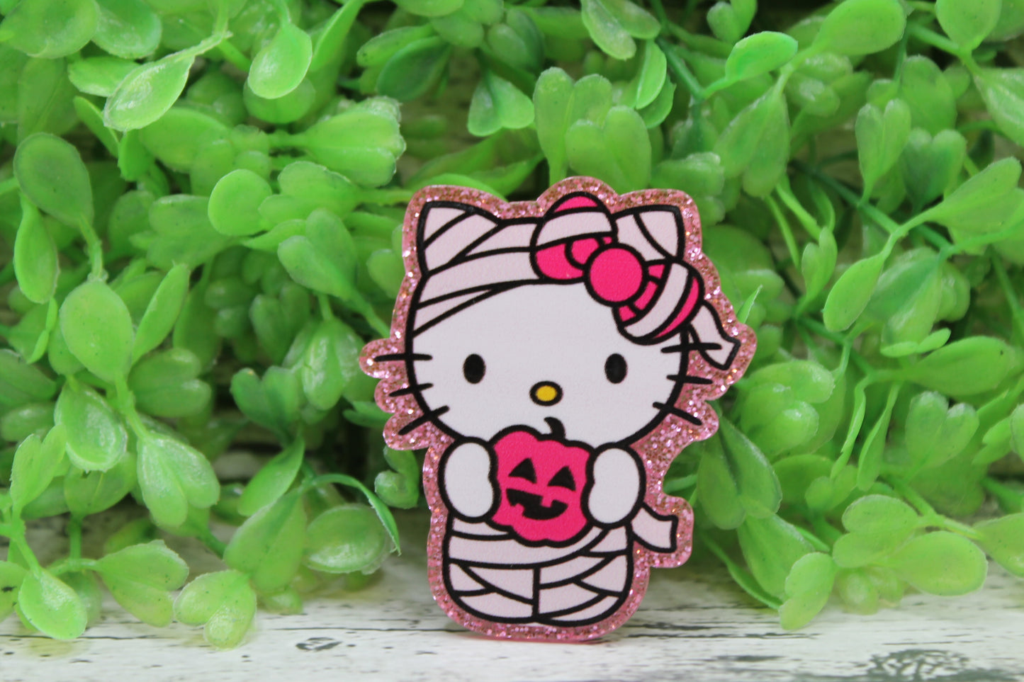 Mummy Cat Badge Reel
