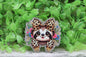 Leopard Sloth Badge Reel