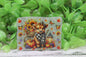 Fall Cow with Scarf Badge Reel