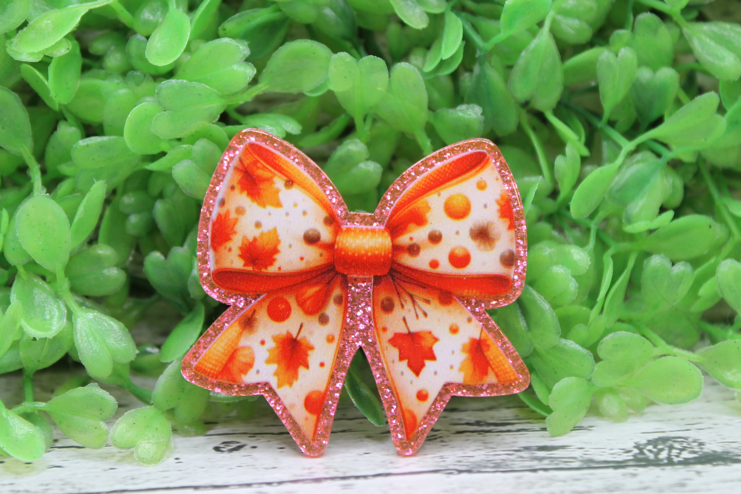 Autumn Bow Badge Reel