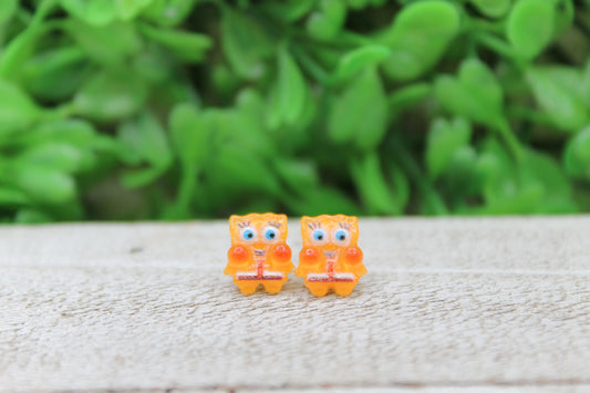 Sponge Bob Mini Stud Earrings