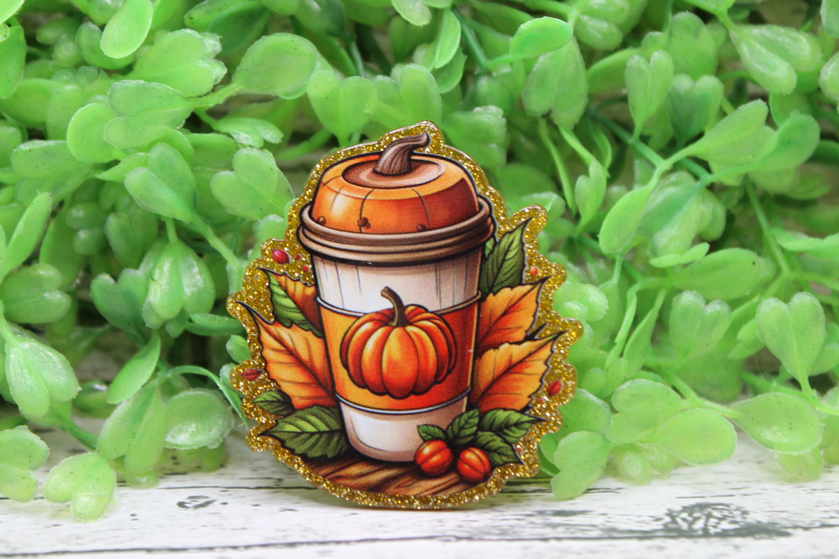 Fall Pumpkin Spice Badge Reel