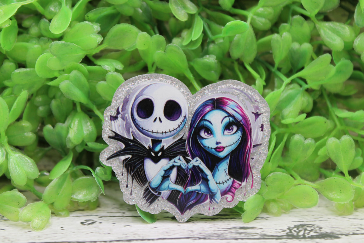 Jack & Sally Heart Badge Reel