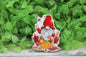 Fall Gnome with Red Hat Badge Reel