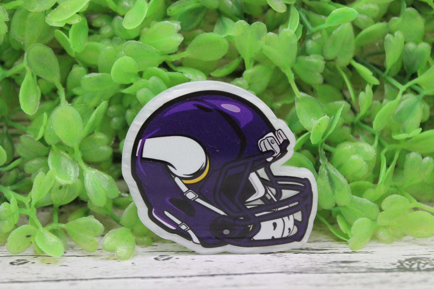 Vikings Football Helmet Badge Reel