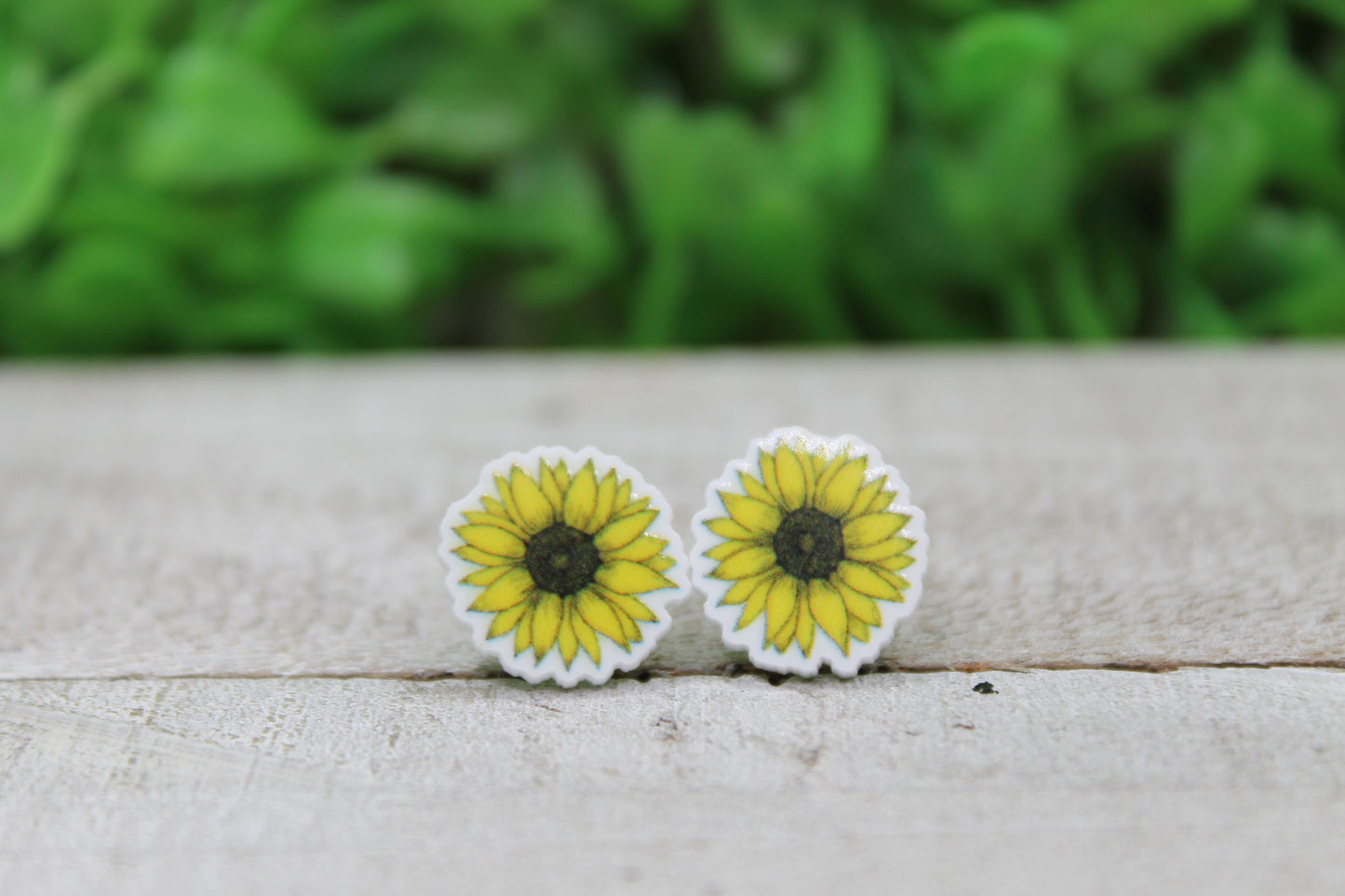 Sunflowers • Acrylic Stud Earrings