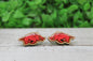 Arizona Razorbacks Football • Wood Stud Earrings