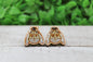 Eeyore • Wood Stud Earrings