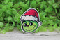 Santa Hat Grinch Badge Reel