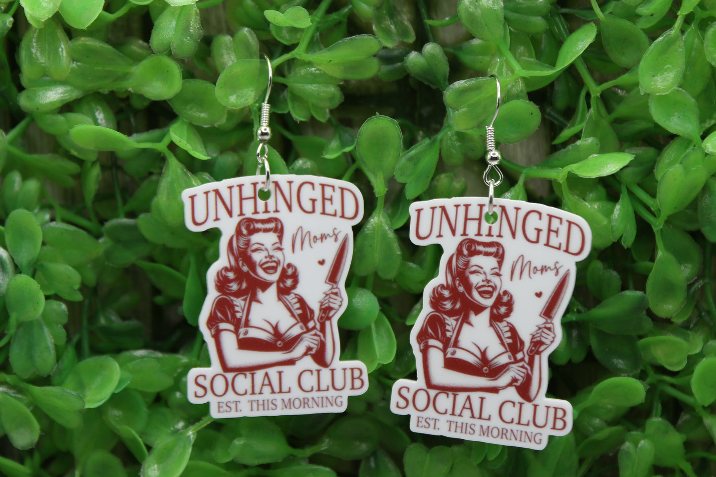 Unhinged Mom's Social Club • Dangle Earrings