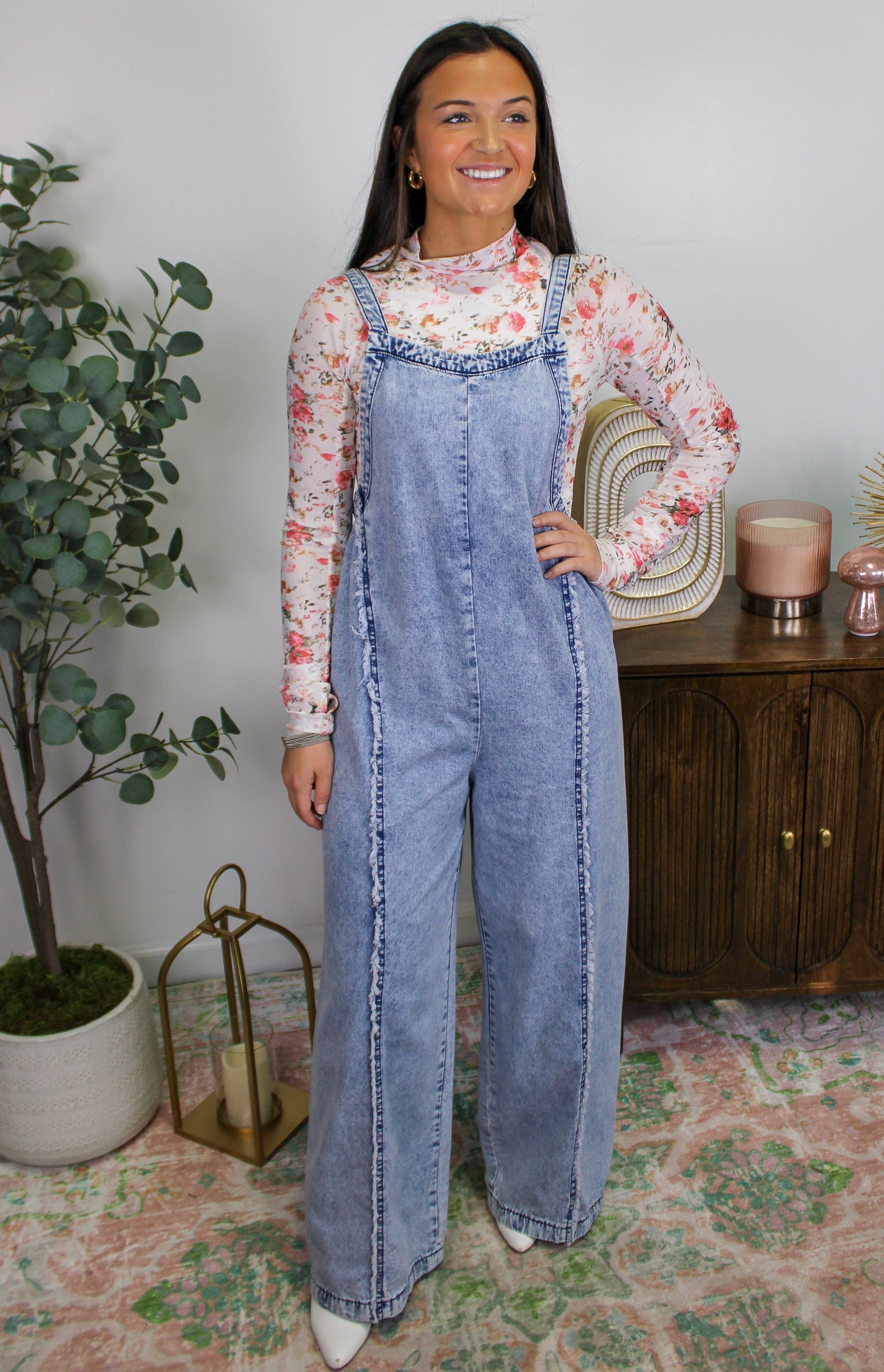 Denim Overalls October.