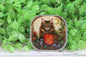 Feline & Jack-O-Lantern Badge Reel