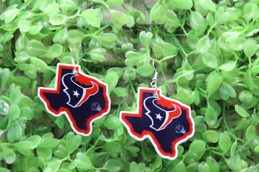 Texans Football • Dangle Earrings