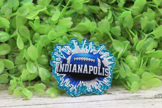 Indianapolis Colts Football Splatter Badge Reel