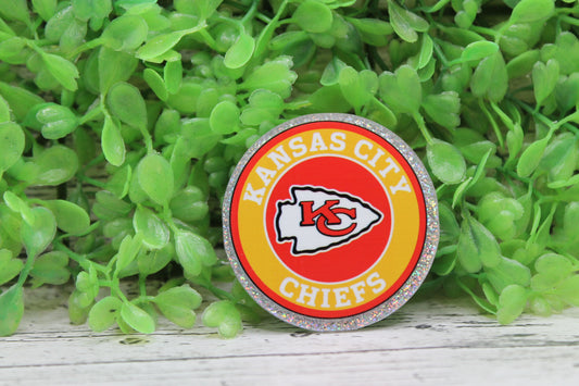 KC Chiefs Football Circle Badge Reel