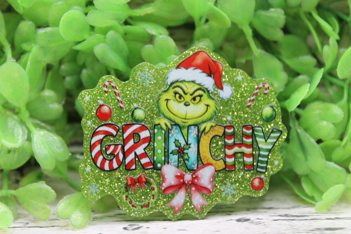 Grinchy Badge Reel